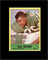 1967 Philadelphia #135 Bob Brown P/F to GD+