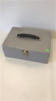 Cash box with key