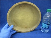 antique wooden bowl (11-inch diameter)