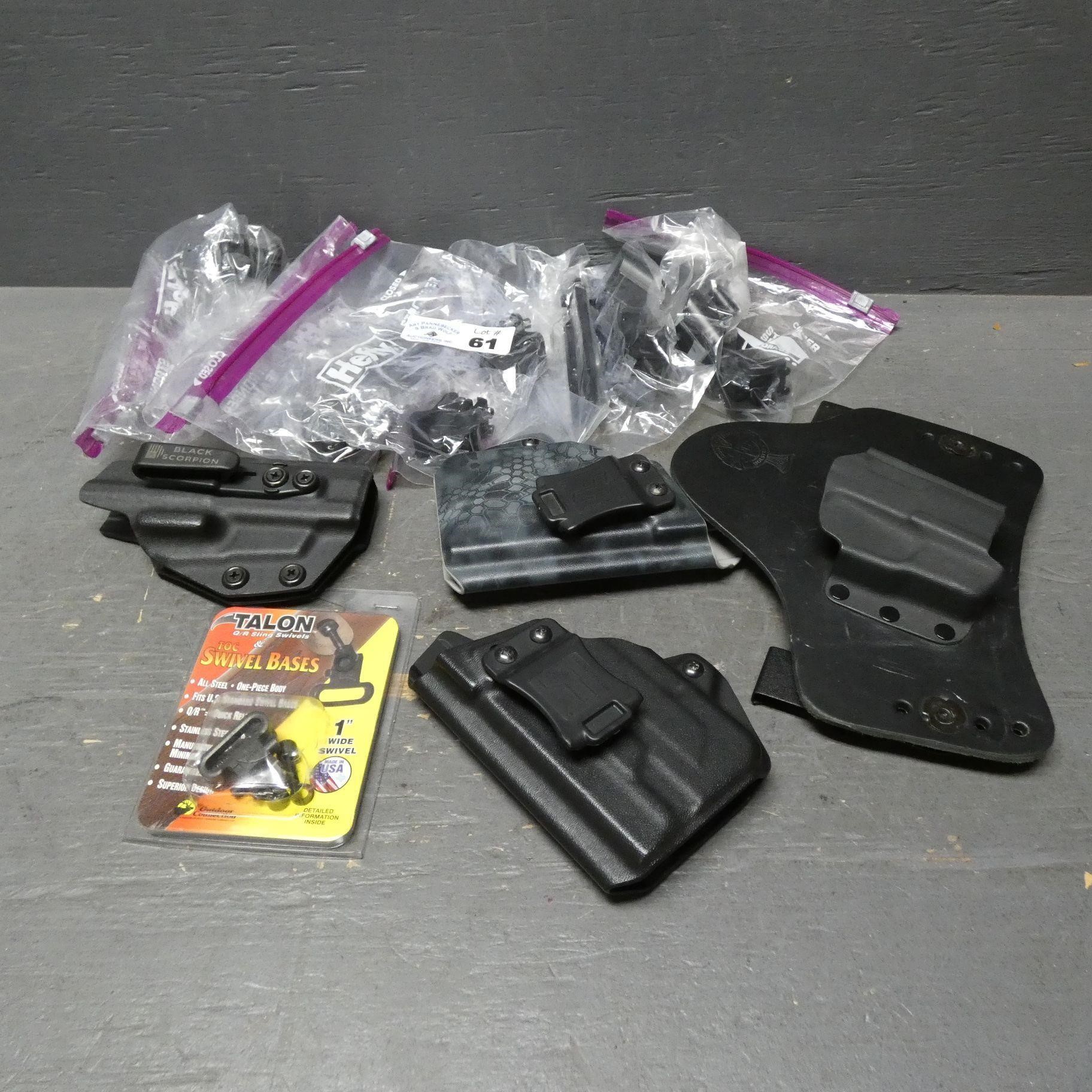 Sling Swivels, Scope Rings, Pistol Holsters