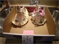 2 Royal Doulton pretty lady porcelin figurines