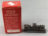 Antique pewter collection train