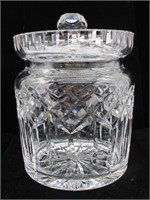 WATERFORD BISCUIT JAR ALL CLEAN 7 IN TALL