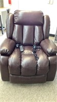 New recently purchased brown recliner lift chair