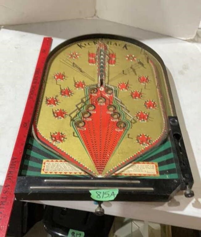Vintage pinball machine