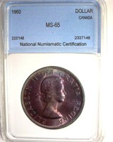 1960 Dollar NNC MS65 Canada