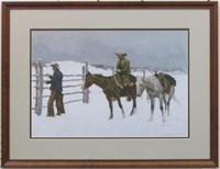 FALL OF THE COWBOY BY FREDRIC REMINGTON