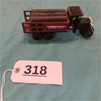 Amoco model truck coin bank