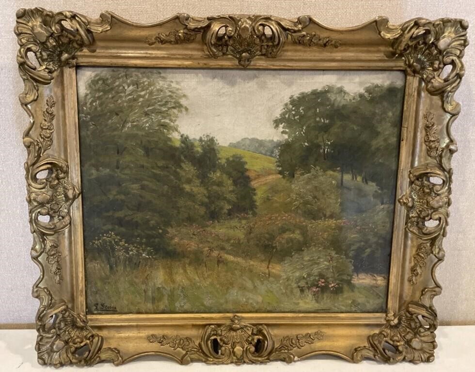 Landscape Oil Painting By S. Greene