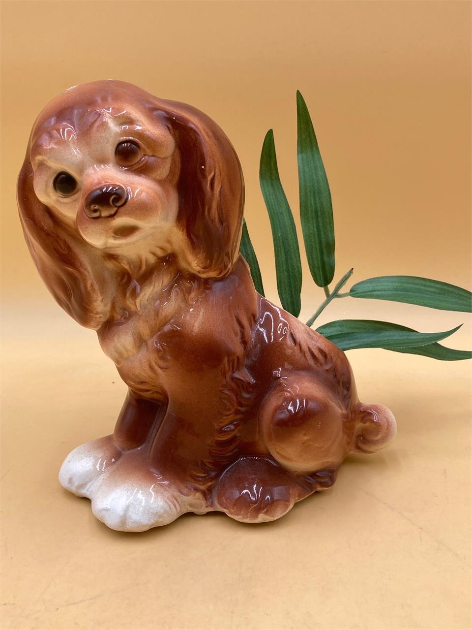 Porcelain Dog Planter
