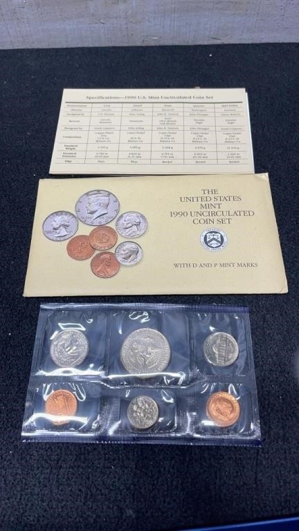 1990 US Uncirculated Coin Set