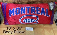 Montreal Canadiens Body Pillow