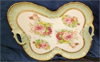 Antique Platter with Handles