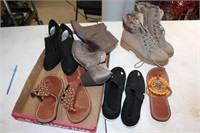 Large lot of womens shoes sizes 8-9