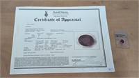 Genuine Ruby with Certificate of Appraisal