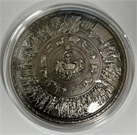 Two Ounce Fine Silver Achilles Domed Silver Round!