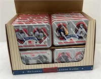 NHL 1998 box with sealed case tins Donruss