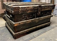 Steel Ammunition and Wooden Trunk