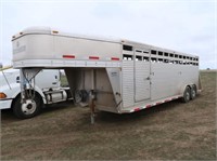 2011 Sooner 24' GN Stock Trailer #