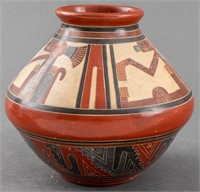Nicaraguan Polychrome Pottery Vase