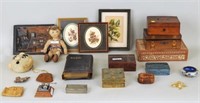 Large Estate Group Vintage Boxes & Other Items