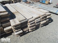 (18) 9' Wood Scaffolding Planks