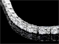 9.00ct Diamond Bracelet in 18k White Gold