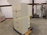 2 METAL 36 INCH LATERAL FILE CABINETS