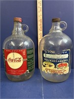 Vintage Coca Cola Syrup Jar Cherry Cocktail