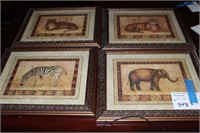 4 Wildlife Framed Prints