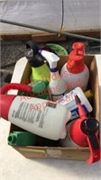 Box of misc sprayers