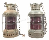 Pair Perko Marine Nautical Lanterns