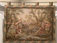 Point de Rose Tapestry made in Belgium 56" x 42"