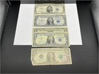 COLLECTIBLE U.S. SILVER CERTIFICATES AND CURRENCY