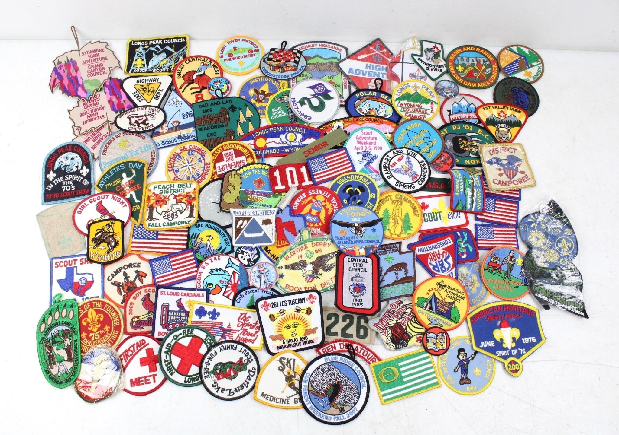 Vintage Boy Scouts of America BSA Patches Lot