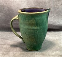8" multicolor Pottery Pitcher