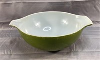 10" Green Colored Pyrex Bowl
