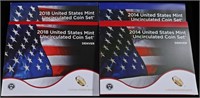 2014 & 2018 US MINT SETS