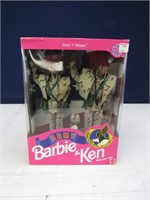 Barbie and Ken Deluxe Set- Army