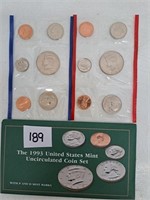 1993 US Mint Uncirculated Set