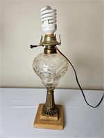 Glass Lamp Vintage