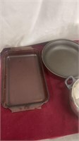 Lot of 4 Pans and casserole dish