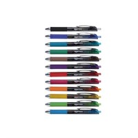12 Pieces Amazon Basics Retractable Gel Pens,