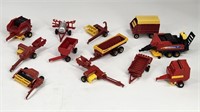 ASSORTED LOT OF ERTL NEW HOLLAND IMPLEMENTS