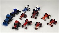 ASSORTED LOT OF 1/64 SCALE FARM TRACTORS