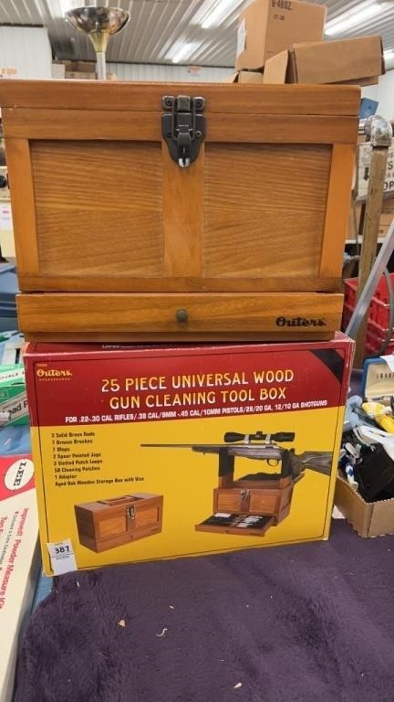 25 pc gun cleaning tool box  Live and Online Auctions on