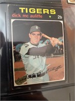 1971 topps DICK MCAULIFFE