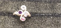 Sz8, 4 stone Healing .925 Ring

Garnet, Quartz,