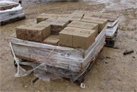 (2) Pallets Retaining Wall Blocks 16" X 6"