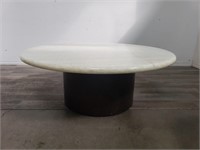 Vintage onyx top coffee table